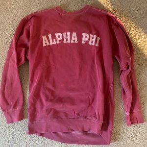Women’s Alpha Phi crew neck